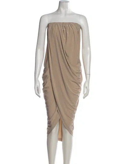 Pre-owned Ramy Brook Midi Length Skirt In Neutrals