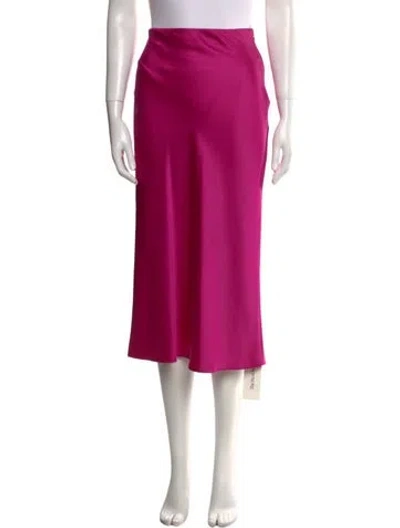 Pre-owned Ramy Brook Midi Length Skirt In Purple