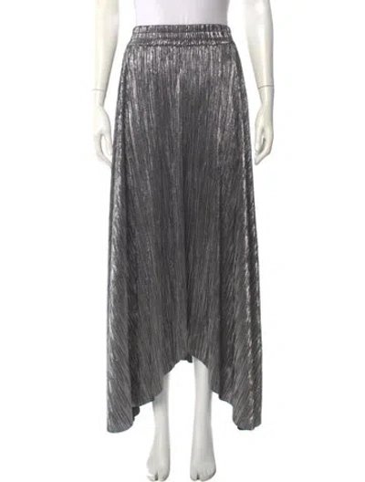 Pre-owned Ramy Brook Midi Length Skirt In Silver