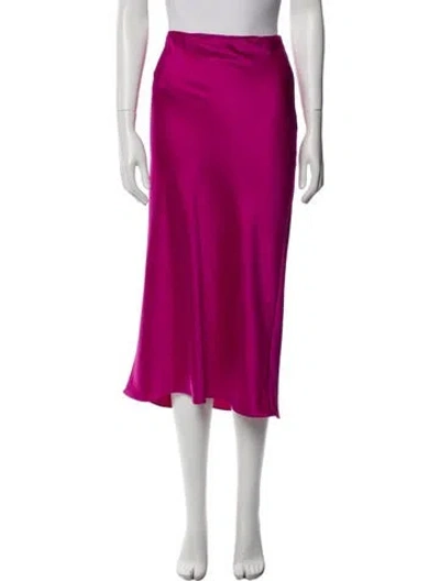 Pre-owned Ramy Brook Midi Length Skirt W/ Tags In Pink