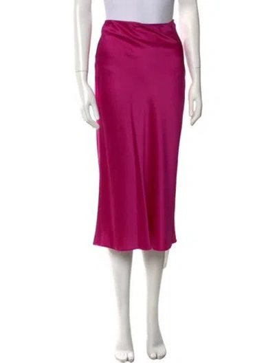 Pre-owned Ramy Brook Midi Length Skirt W/ Tags In Pink