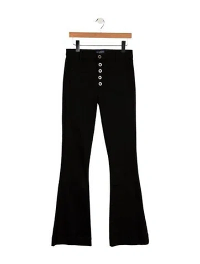 Pre-owned Ramy Brook Mid-rise Flared Jeans W/ Tags In Black