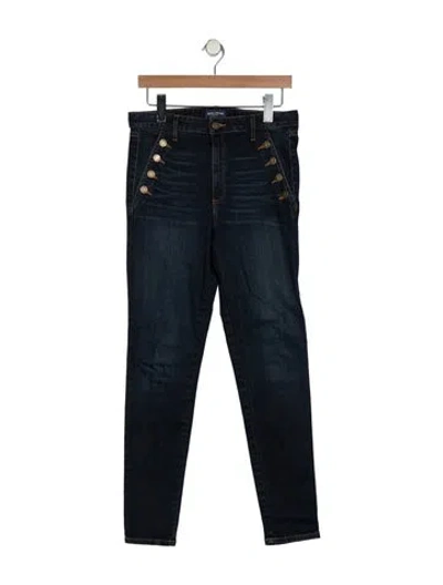 Pre-owned Ramy Brook Mid-rise Skinny Leg Jeans In Blue