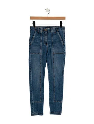 Pre-owned Ramy Brook Mid-rise Skinny Leg Jeans In Blue