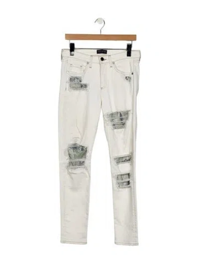 Pre-owned Ramy Brook Mid-rise Skinny Leg Jeans In Blue