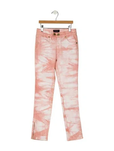 Pre-owned Ramy Brook Mid-rise Skinny Leg Jeans In Pink