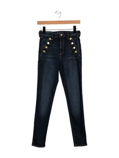 Pre-owned Ramy Brook Mid-rise Skinny Leg Jeans W/ Tags In Blue