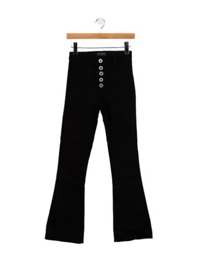 Pre-owned Ramy Brook Mid-rise Straight Leg Jeans In Black