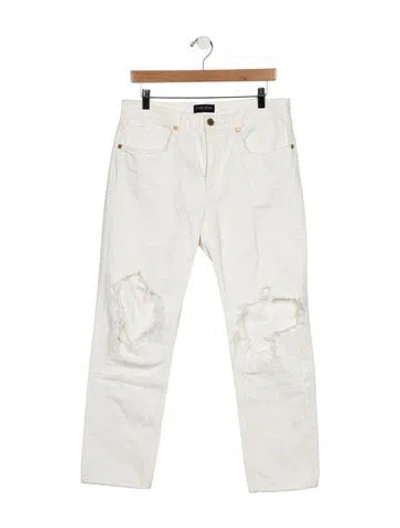 Pre-owned Ramy Brook Mid-rise Straight Leg Jeans In Blue