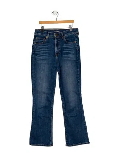 Pre-owned Ramy Brook Mid-rise Straight Leg Jeans In Blue