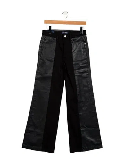Pre-owned Ramy Brook Mid-rise Wide Leg Jeans In Blue