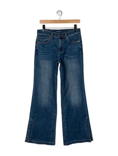 Pre-owned Ramy Brook Mid-rise Wide Leg Jeans W/ Tags In Blue