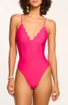 Ramy Brook Mikayla One Piece In Perfect Pink