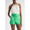 Ramy Brook Mila Eyelet Embroidered Sleeveless Top In Ivory Eyelet
