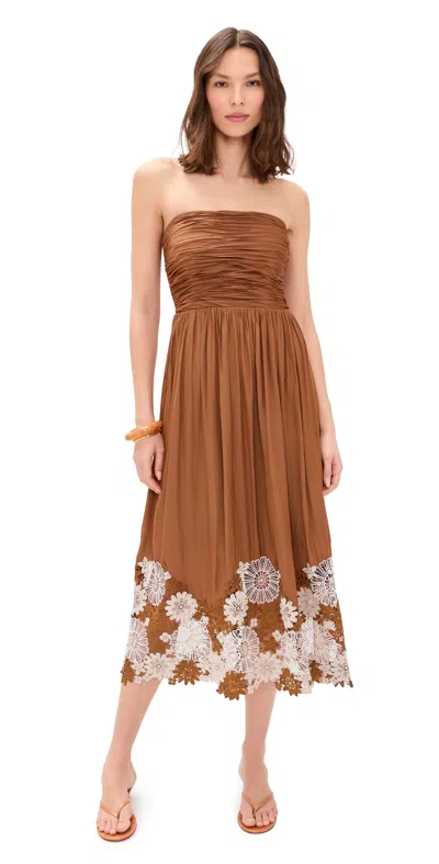Ramy Brook Milani Dress Coffee In Brown