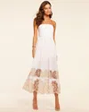 Ramy Brook Milani Embellished Strapless Maxi Dress In White