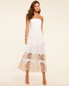 Ramy Brook Milani Embellished Strapless Maxi Dress In White