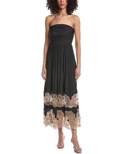 Ramy Brook Milani Midi Dress In Black