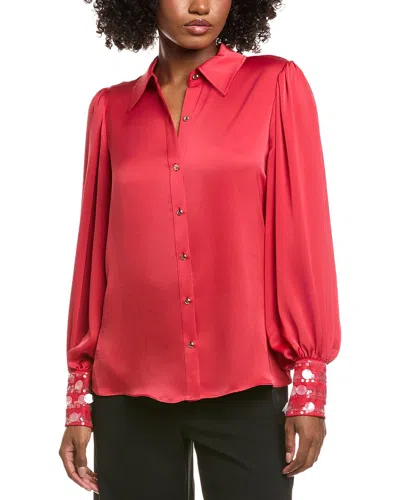 Ramy Brook Milca Blouse In Red