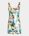 Ramy Brook Miller Sequined Mini Dress In Royale Blue Sequin