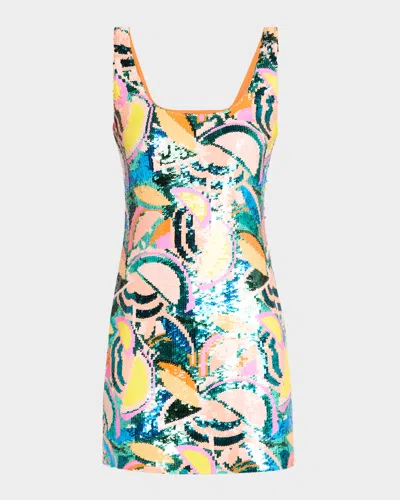 RAMY BROOK MILLER SEQUINED MINI DRESS