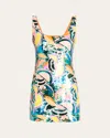 Ramy Brook Miller Sequined Mini Dress In Royale Blue Sequin