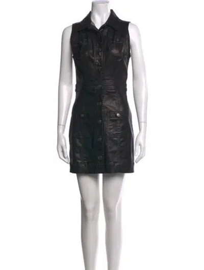 Pre-owned Ramy Brook Mini Dress In Black