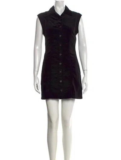 Pre-owned Ramy Brook Mini Dress In Black