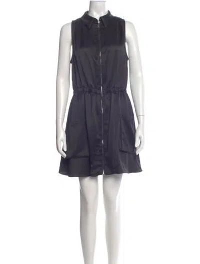 Pre-owned Ramy Brook Mini Dress In Blue