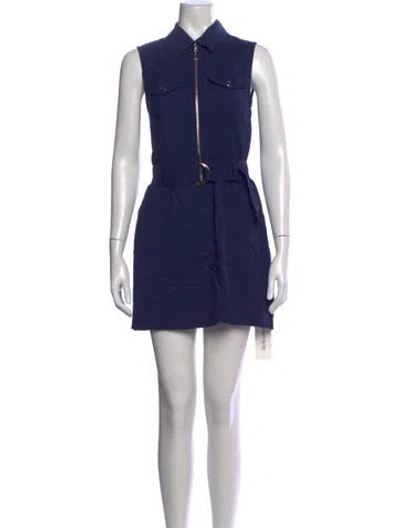 Pre-owned Ramy Brook Mini Dress In Blue