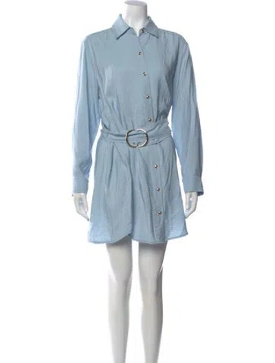Pre-owned Ramy Brook Mini Dress In Blue