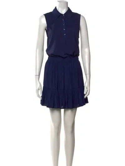 Pre-owned Ramy Brook Mini Dress In Blue