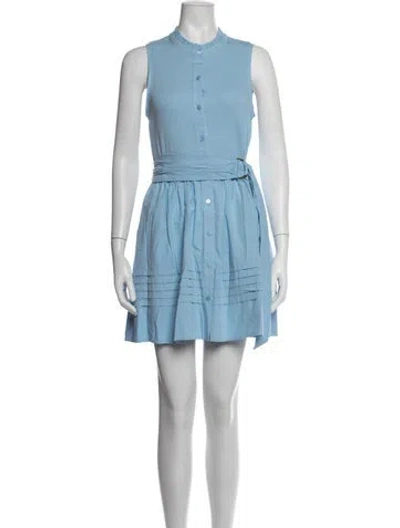 Pre-owned Ramy Brook Mini Dress In Blue