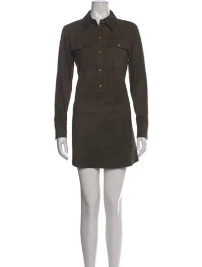 Pre-owned Ramy Brook Mini Dress W/ Tags In Green