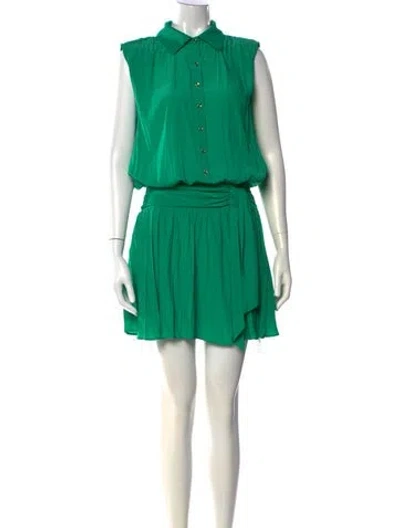 Pre-owned Ramy Brook Mini Dress W/ Tags In Green