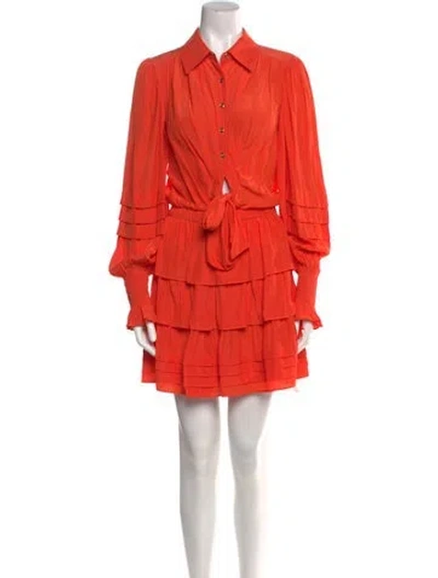 Pre-owned Ramy Brook Mini Dress W/ Tags In Orange