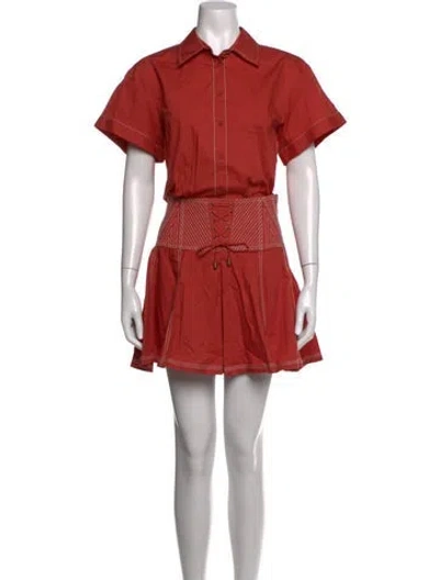 Pre-owned Ramy Brook Mini Dress W/ Tags In Orange