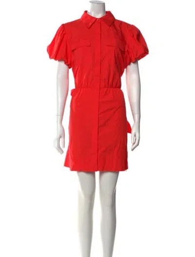 Pre-owned Ramy Brook Mini Dress W/ Tags In Red