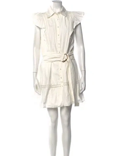Pre-owned Ramy Brook Mini Dress W/ Tags In White