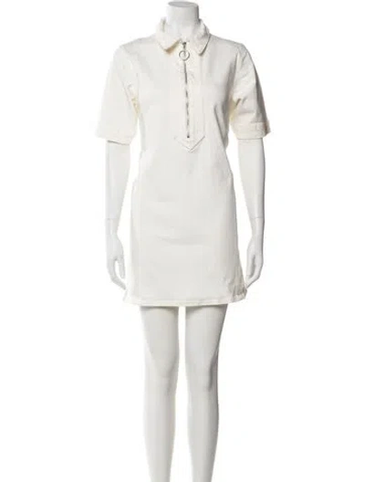 Pre-owned Ramy Brook Mini Dress In White