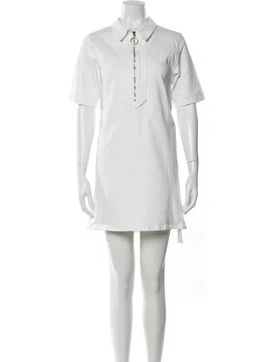 Pre-owned Ramy Brook Mini Dress In White