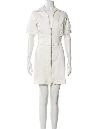 Pre-owned Ramy Brook Mini Dress In White