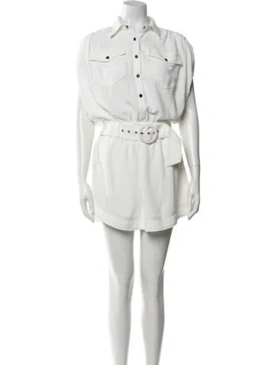Pre-owned Ramy Brook Mini Dress In White