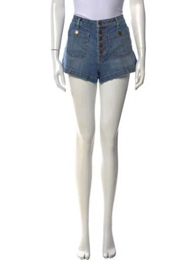 Pre-owned Ramy Brook Mini Shorts In Blue