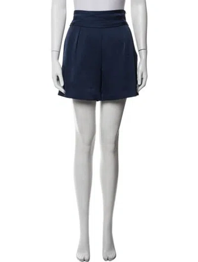 Pre-owned Ramy Brook Mini Shorts In Blue/white