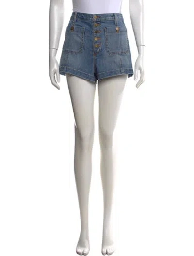 Pre-owned Ramy Brook Mini Shorts W/ Tags In Blue
