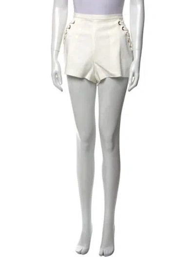 Pre-owned Ramy Brook Mini Shorts In White