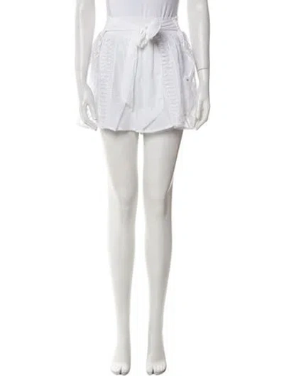 Pre-owned Ramy Brook Mini Shorts In White