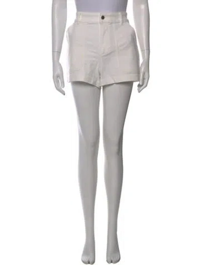 Pre-owned Ramy Brook Mini Shorts In White