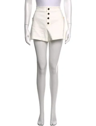 Pre-owned Ramy Brook Mini Shorts In White